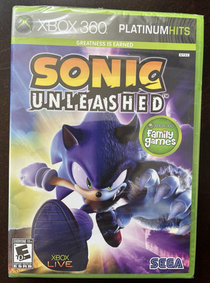 Sonic Unleashed Microsoft Xbox 360 Platinum Hits 2008 Brand New Factory Sealed