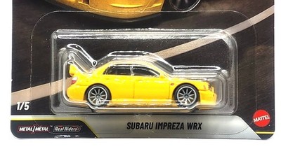Hot Wheels Premium Subaru Impreza WRX Car Culture Kids Model