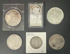 1987 Silver Dollar, Silver Bar, Santa Claus 2012 , 1907D Half ,1901$, 1921$ Lot