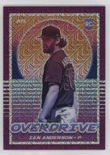 2021 Panini Chronicles Overdrive Purple Mojo Prizm /99 Ian Anderson #14 10k8