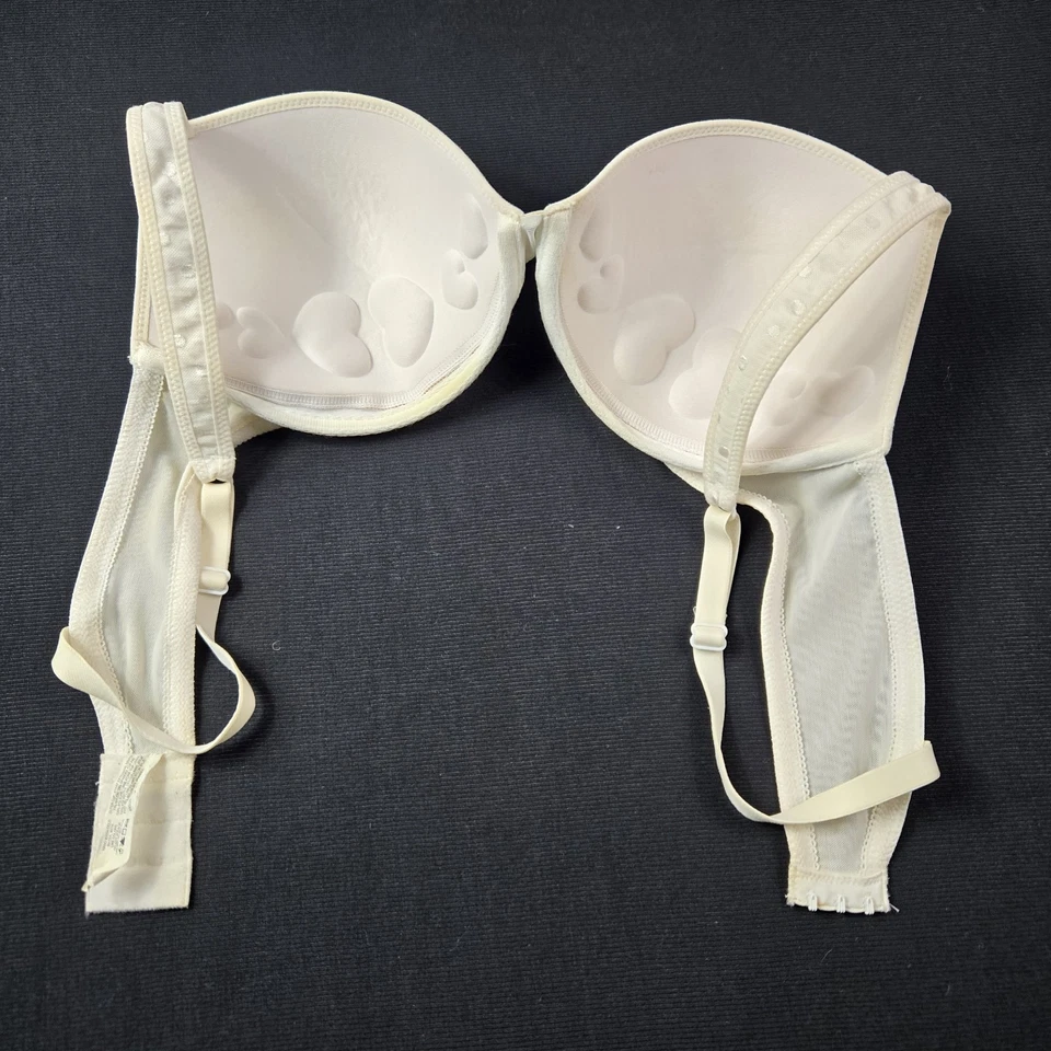 Lovable Bra 36-C T-Shirt polka Dot Beige Lined Perfect Coverage - Image 2 of 4