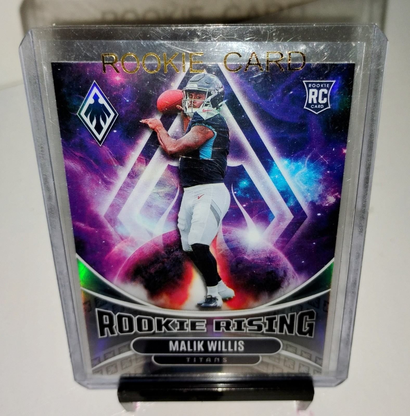 Panini 2022 Phoenix Rookie Rising Malik Willis #RIS-2 Tennessee Titans Football