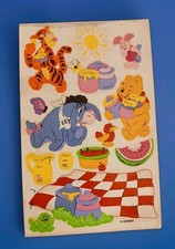 Sandylion Disney Vintage Winnie The Pooh And Friends Picnic Sticker Sheet