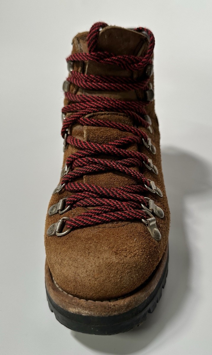 Vintage Dexter W998-4 Alpine Hiking Boots Brown Leather Vibram