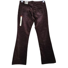 Guess Jeans Womens Brown Corduroy Flare Leg Stretch Size 14 Waist 32 J42008 NWT