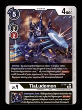 ST13-11 TiaLudomon 4 Uncommon Black Digimon Card CCG 