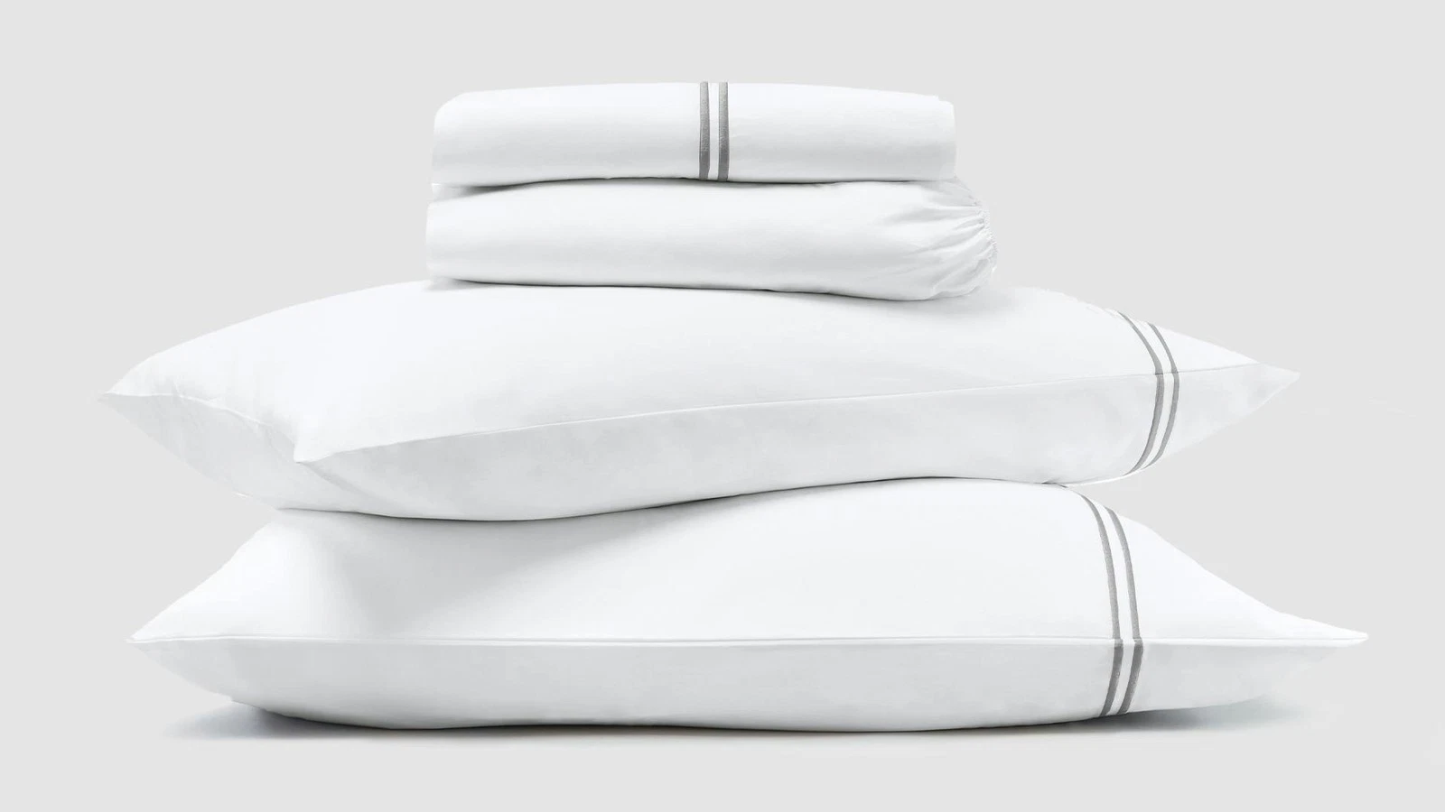 Saatva Embroidered Sateen Sheet Set