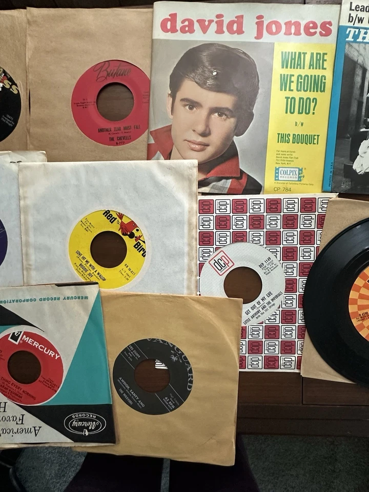 Lot of 15 Vintage 45 RPM Records 50s–60s Dusty Springfield David Jones - Изображение 2 из 4