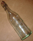 c1890 Embossed Dooley & Mullen Belvidere Illinois IL Blob Top Soda Beer Bottle — photo 1