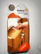 Safety 1st Cabinet & Drawer Latches, 14 Pack - Baby Proofing Safety Locks