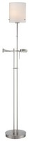 Lite Source Ls-81966ps/fro Floor Lamp With Frost Glass Shades, Steel Finish, on sale Lite Source Ls-81966ps/fro Floor Lamp With Frost Glass Shades, Steel Finish, on sale