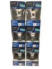 6 PACK SMART LIVING  Indoor Floodlight Bulbs, BR30 65-Watt 520 Lumen & FREE SHIP
