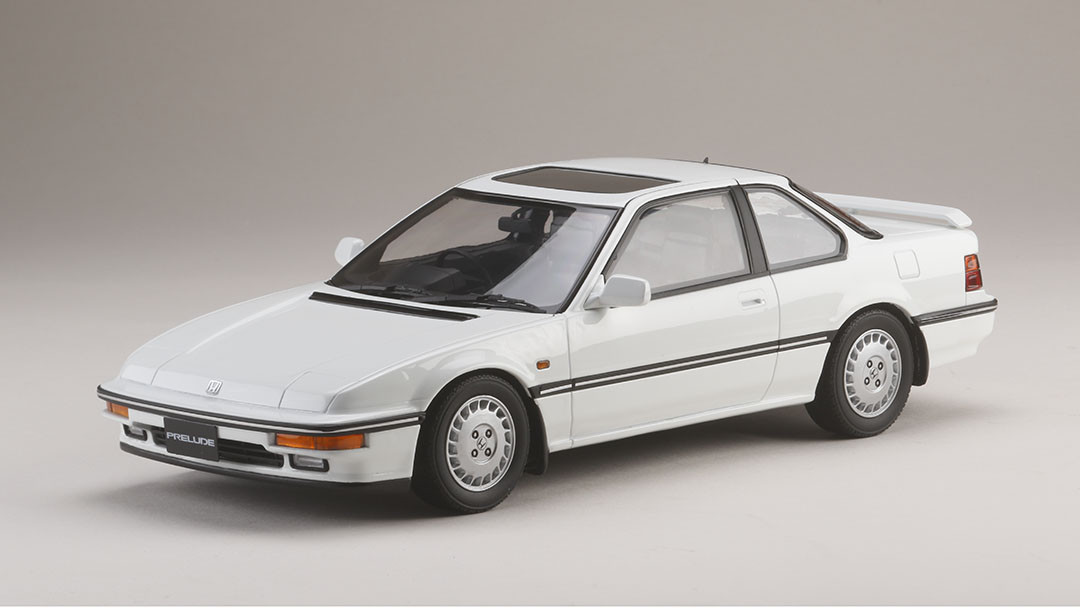 Honda Prelude Si (BA 5) 1987 New Polar White HOBBY JAPAN 1 18 HJ1804BW Honda Prelude Si (BA 5) 1987 New Polar White HOBBY JAPAN 1 18 HJ1804BW