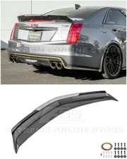 For 16-19 Cadillac Cts-v Carbon Fiber Package Rear Trunk Wing Wickerbill Spoiler For 16-19 Cadillac Cts-v Carbon Fiber Package Rear Trunk Wing Wickerbill Spoiler