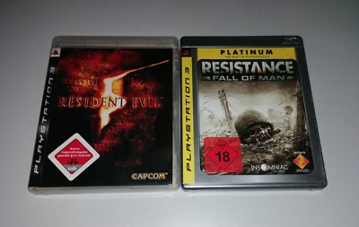 * Resident Evil 5 + Resistance: Fall of Man (PS3) ''Sehr gut'' Komplett in OVP! *