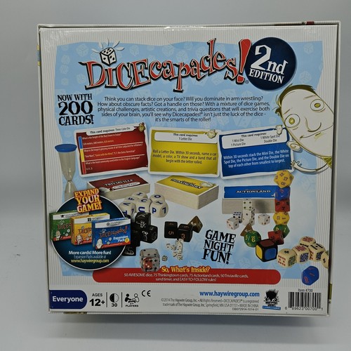 DICEcapades! 2nd Edition 2014 Family Dice Game Rare Brand New Sealed - Picture 2 of 3