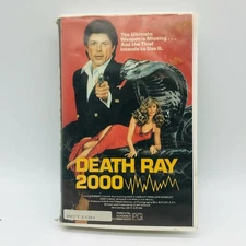 Death Ray 2000 VHS 1981 Q Productions Release- Ex Rental World Vision Home Video