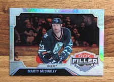 2020 21 Upper Deck Marty McSorley Box Filler Clear Cut, CASE HIT! #BF-22 Oilers!