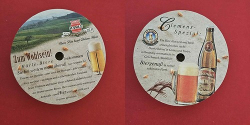Härle Zum Wohlsein! Brauerei Bierdeckel Bier - 第 1/1 張圖片
