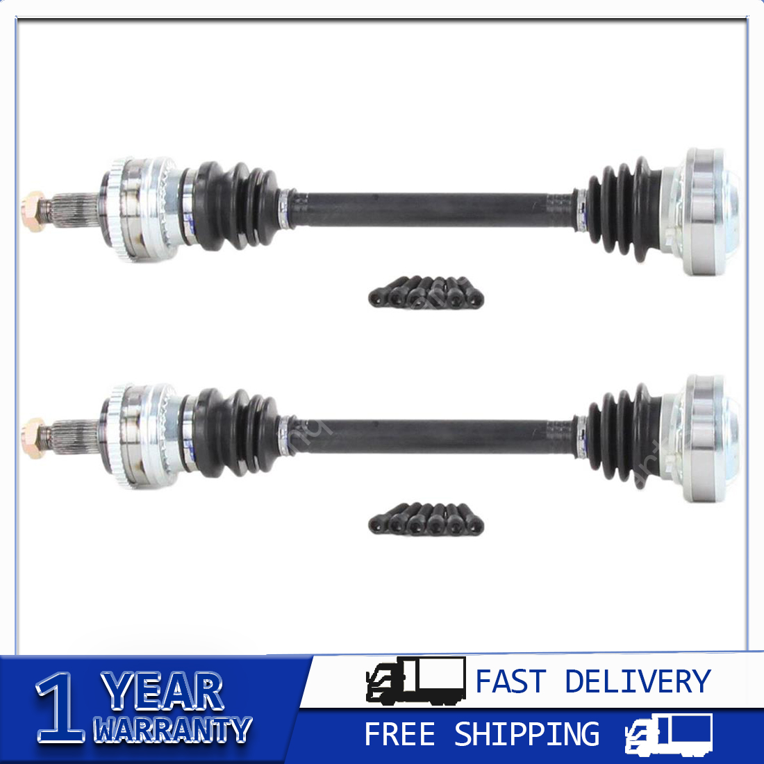 SurTrack Pair 2x Rear CV Axle CV Joints For BMW E30 318i 325e 325i ...