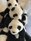 Ikea Kramig Panda Teddy Bear Stuffed Animal Plush Soft Toy Kids Baby White Black