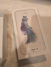 iPhone 6S White 64 GB EMPTY BOX ONLY No phone Includes Stickers And Pamphlets 