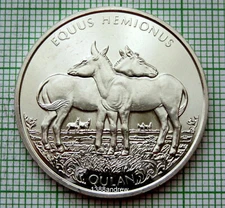 KAZAKHSTAN 2021 100 TENGE, QULAN HORSE - FLORA & FAUNA SERIES, UNC