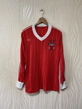 NEUCHATEL XAMAX 1981 1982 HOME SHIRT JERSEY LONG SLEEVE ADIDAS #3 MATCH WORN?