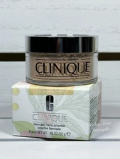 ~03 Transparency 3(MF/M)~ Clinique Blended Face Powder,Full Size, New (NO BRUSH)