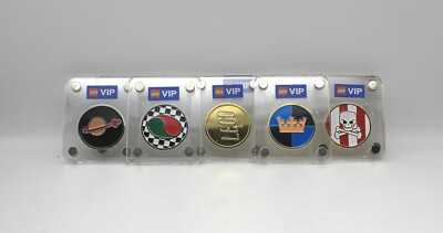 LEGO VIP Sammelmünzen 5 Stück Castle Pirates Octan Space Gold inkl Münzetui