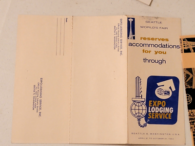 1969-1990 Motel and Hotel with Event Brochures Worlds Fair Seattle