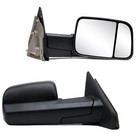 Manual Pair Set Towing Mirrors for 08 Dodge Ram 3500 Flip up Trailer Left+Right