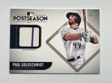 2018 Topps Postseason Performance Relics /100 Paul Goldschmidt #PSP-PG pinstripe