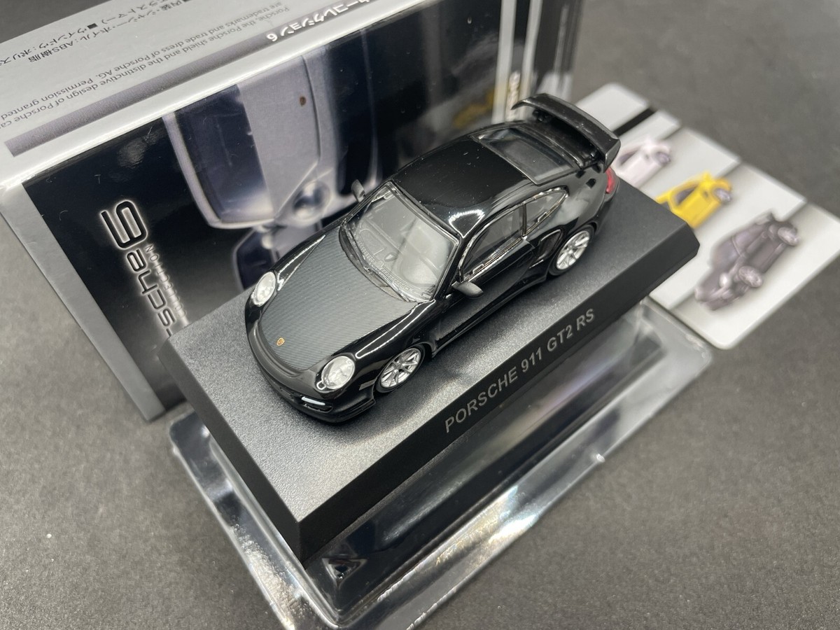 Kyosho 1/64 Porsche collection6 911 GT2 RS black diecast model car