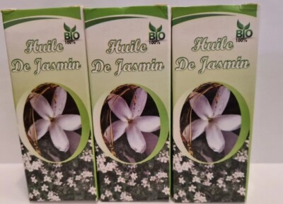 Jasminöl aus Marokko. 3 x 60 ml. 100 % reines, natürliches Ö. 100 % Bio. 