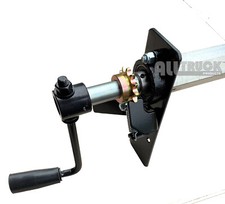 ATPHC6615 All Truck Dump Trailer Hand Crank Pull Tarp Roller Kit w/6'6"x15' Tarp