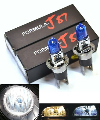 Halogen H3C 64146BC 55W 5000K White Two Bulbs JDM Head Light Replacement OE Lamp