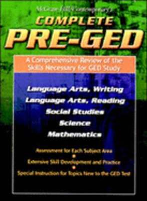 Complete Pre-GED by Contemporary: Used