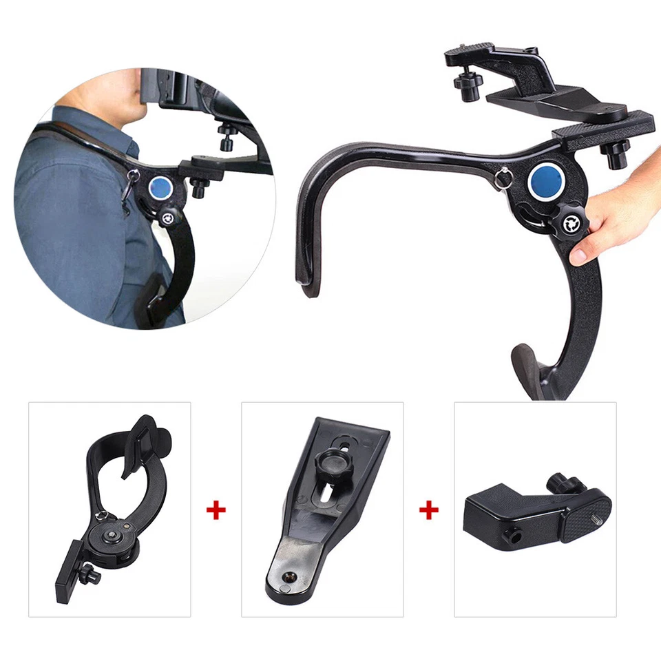 Shoulder Support Pad Tripod Rig Stabilizer for Video DSLRs Camera Camcorder B8N7 - Image 3 of 4