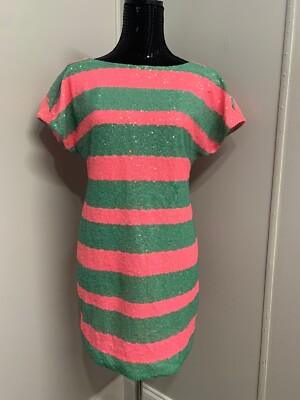 Lilly Pulitzer Ames Dress In Cucina Fully Sequined Pink/Green XS Women's 44 | eBay Lilly Pulitzer Ames Dress In Cucina Fully Sequined Pink/Green XS Women's 44 | eBay
