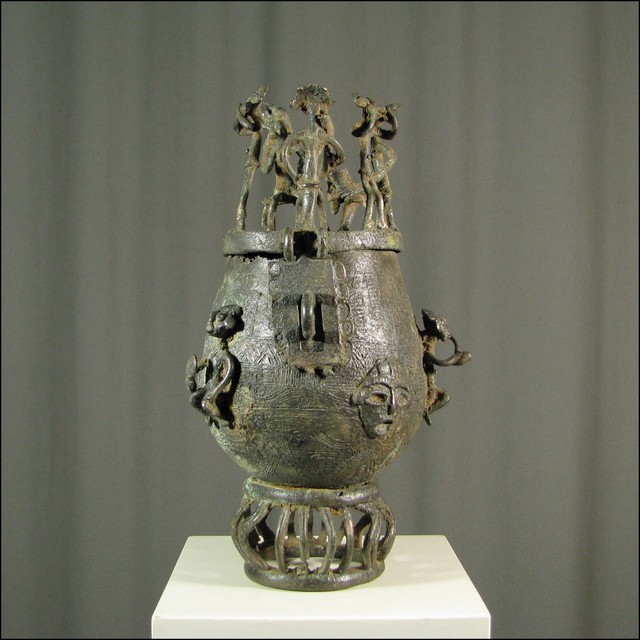62494) Bronze Deckel-Dose Aschanti Ghana Afrika Africa Afrique figure ART KUNST 62494) Bronze Deckel-Dose Aschanti Ghana Afrika Africa Afrique figure ART KUNST