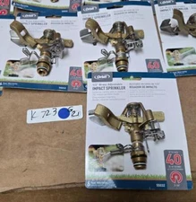 2 Orbit Brass Adjustable Impact Sprinkler Heads 40' 360° ~ New !  55032 !K723G