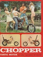 advertising Pubblicità- MOTO FANTIC MOTOR CHOPPER  1972  MOTOITALIANE MOTOSPORT
