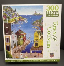 MasterPieces Puzzle - A Walk on the Pier Beautiful 300 Piece EZ Grip Puzzle