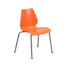 Flash Furniture  Stacking Chairs - RUT-288-ORANGE-GG