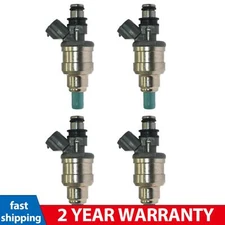 Set Of 4 Fuel Injectors For 1992-1993 MAZDA MX-3 1.6L 1.8L #195500-2040