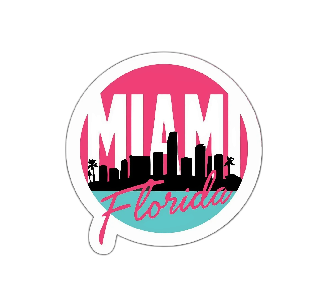 Miami Florida Sticker Decal