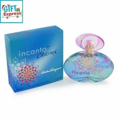 Salvatore Ferragamo Incanto Charms Eau De Toilette Spray for Women 3.4 oz/ 100ml