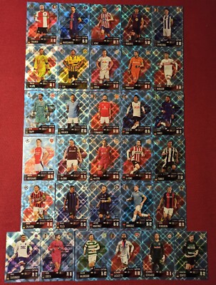 Match Attax 24/25 Alle 31 Captain Blue Crystal Full Set Champions League 2024