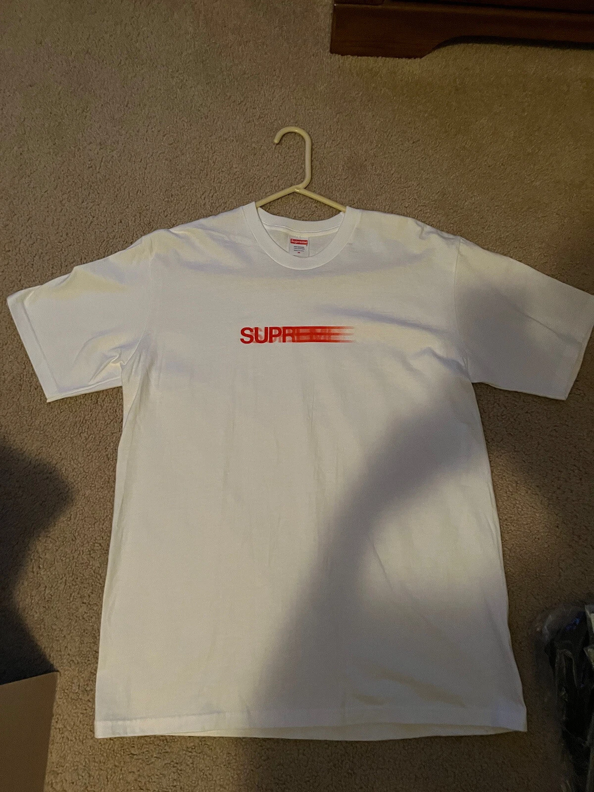 LOGO SUPREME MOTION TEE BLANC (SS20) TAILLE MOYENNE *RARE* *100 % AUTHENTIQUE* VINTAGE